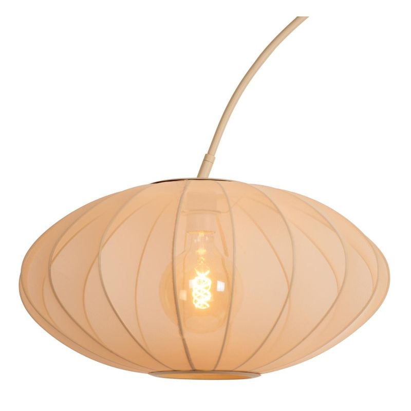 Lucide CORINA - Stojacia lampa Oblúková - 1xE27 - Krémová